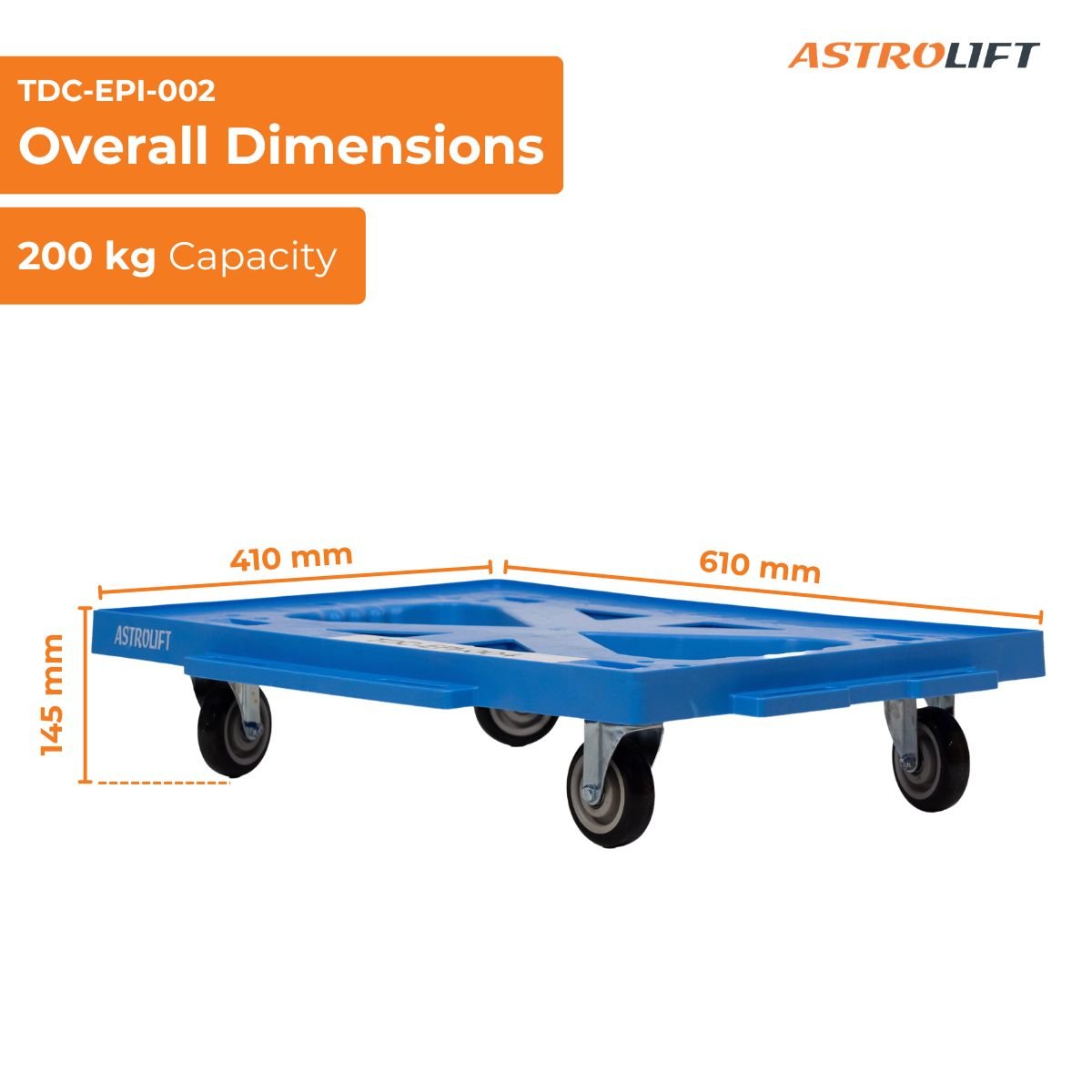 Buy Plastic Dolly  in New Products available at Astrolift NZ
